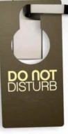 hotel safety do not disturb